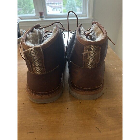 Men’s UGG Neumel Chestnut Tasman Leather Chukka Lace Up Boots Size US 12 - Picture 5 of 10